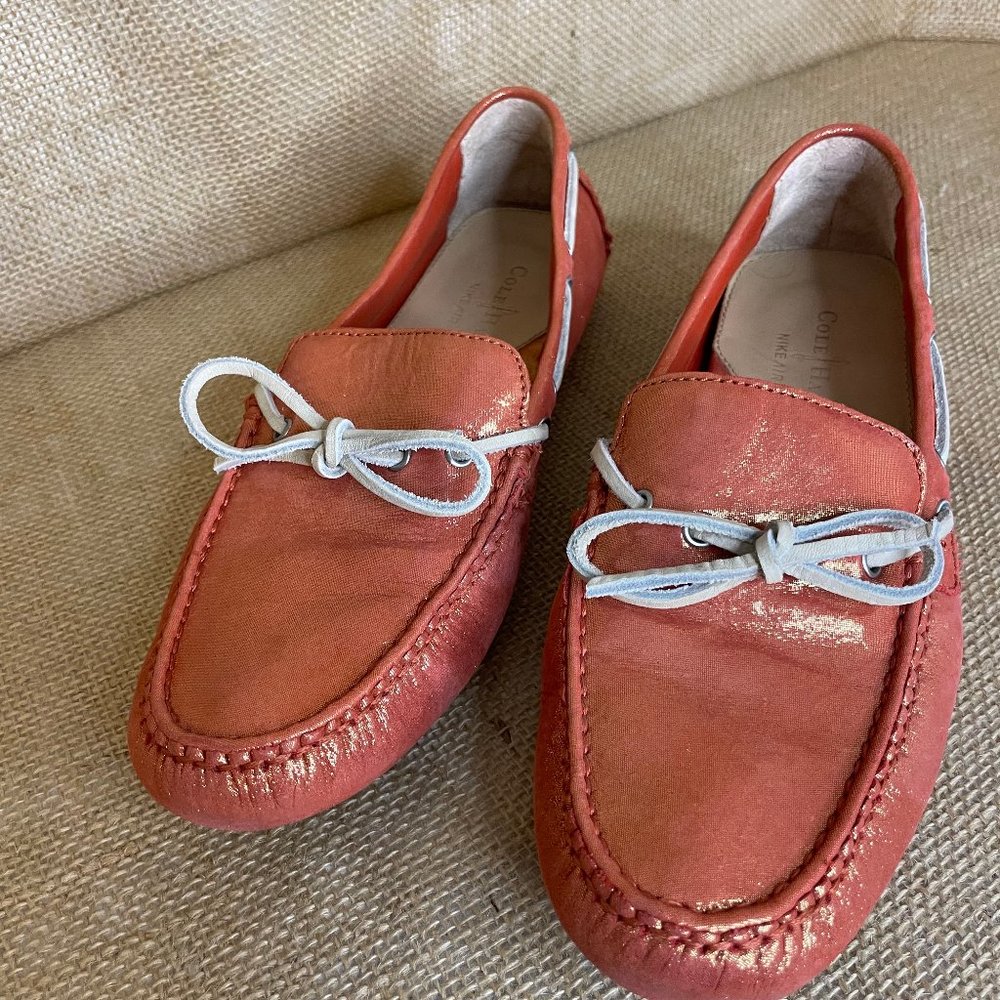 Cole Hann Women Orange Flats Size 7 1/2B Style D40824